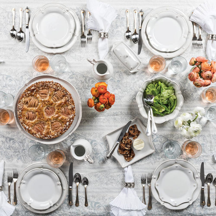 Overhead table shot of whitewash Berry \u0026 Thread collection.