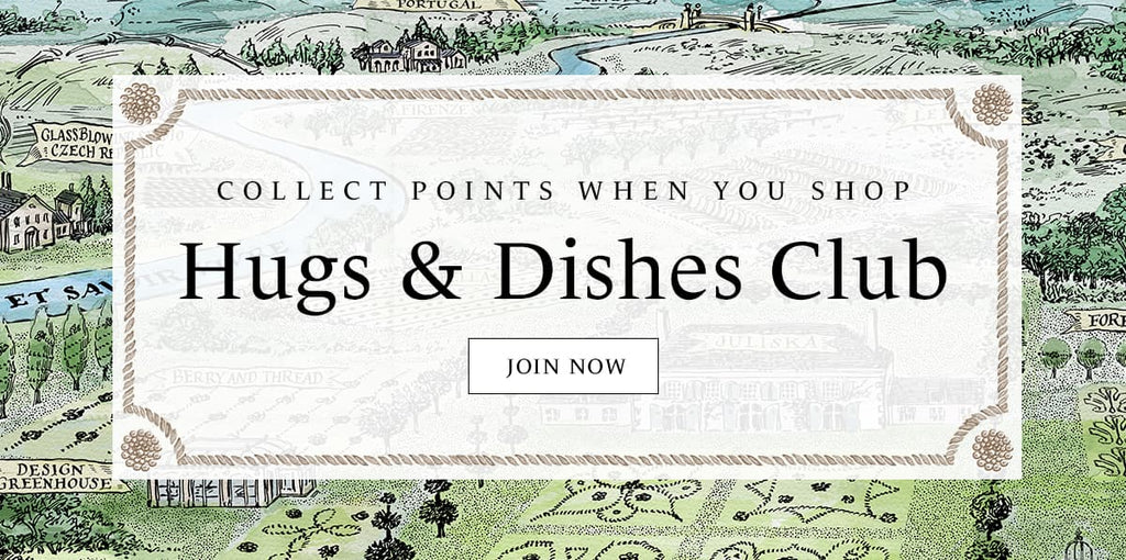 Collect points when you shop: Hugs & Dishes Club. Join Now!